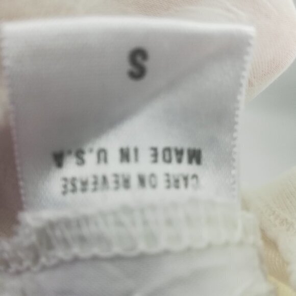 Barbara Lesser White Open Front Cardigan Size S - Picture 2 of 12